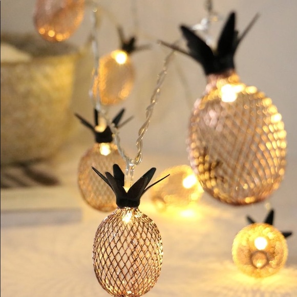 Pineapple string lights gold - Picture 2 of 2